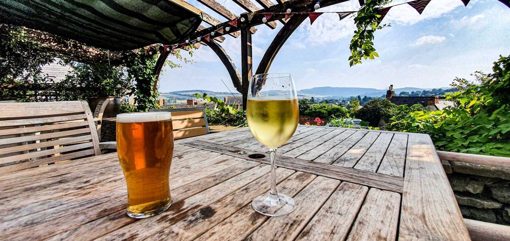 Drinks on the terrace